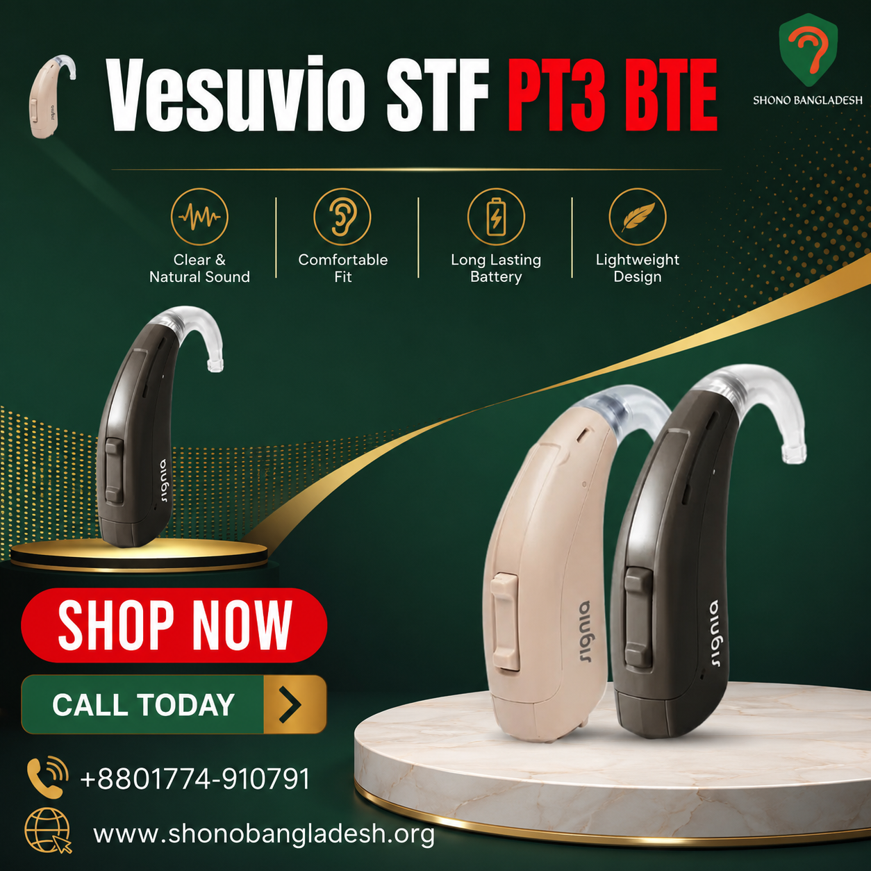 Vesuvio STF PT3 BTE