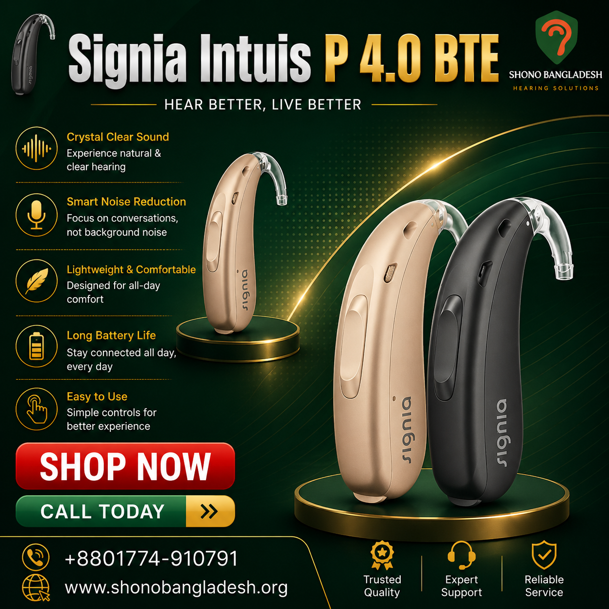 Signia Intuis P 4.0 BTE