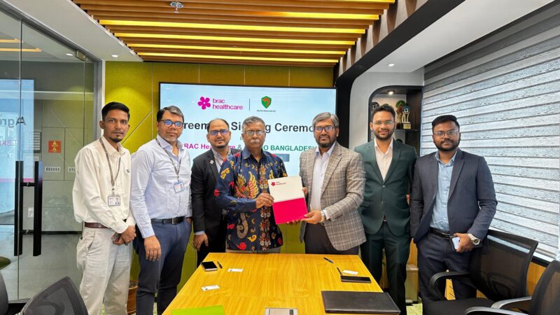 Partnership Signed Between BRAC Healthcare and SHONO BANGLADESH